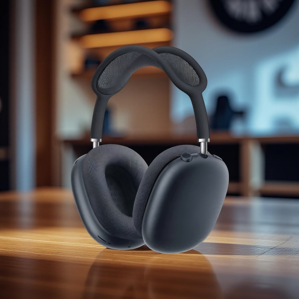 Apple Black Over-Ear Headphones with Premium Design